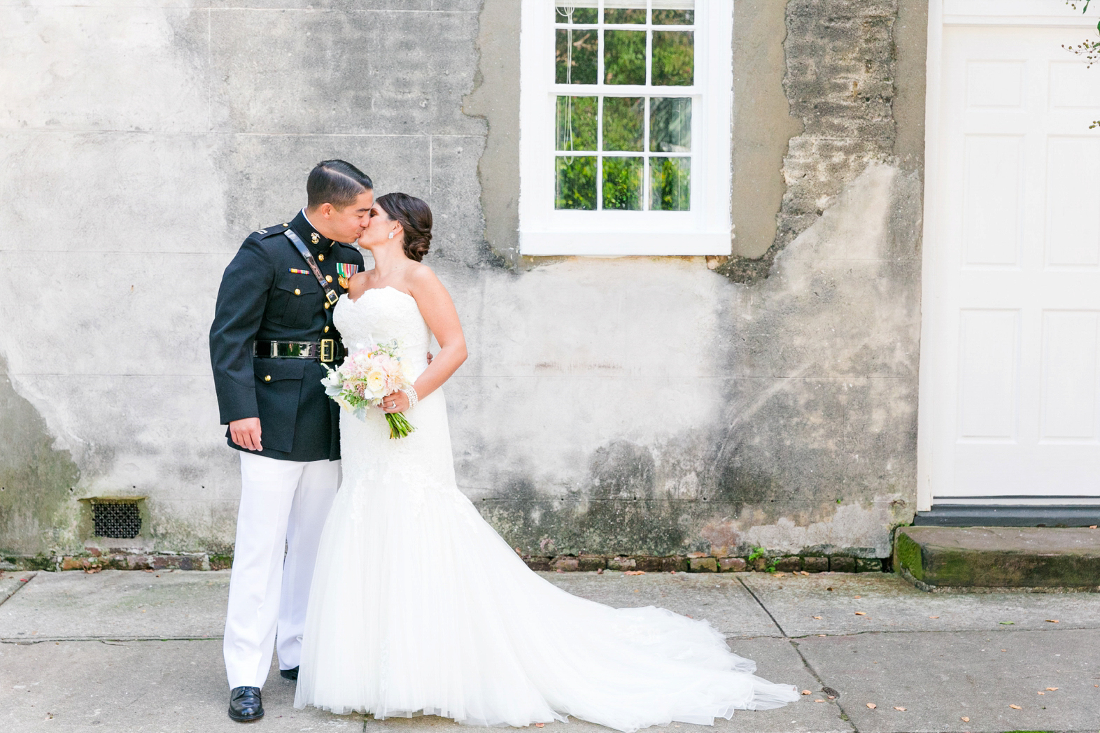 Tanya + Edward // Blush + Gold Charleston Wedding at the Creek Club