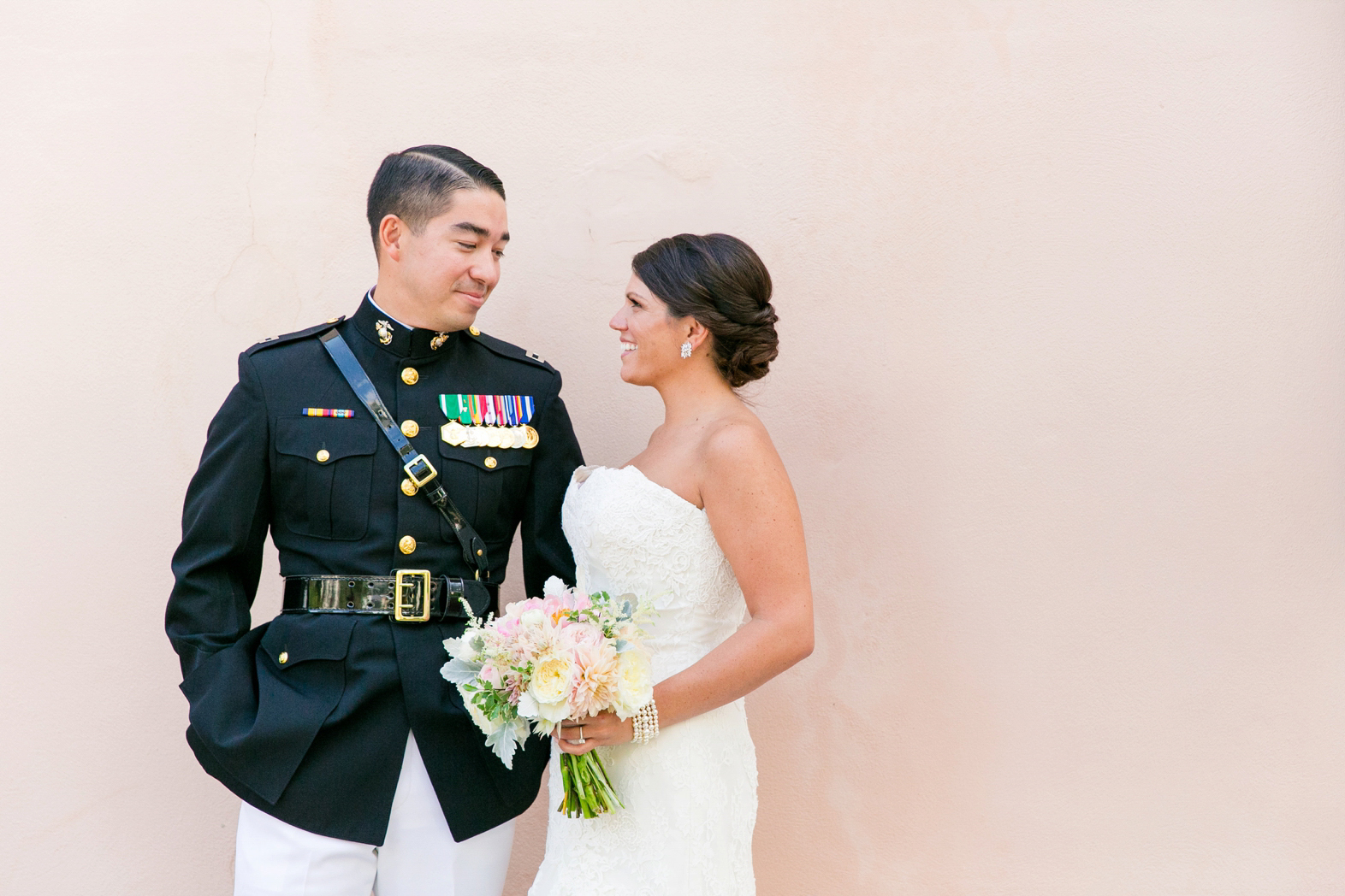 Tanya + Edward // Blush + Gold Charleston Wedding at the Creek Club