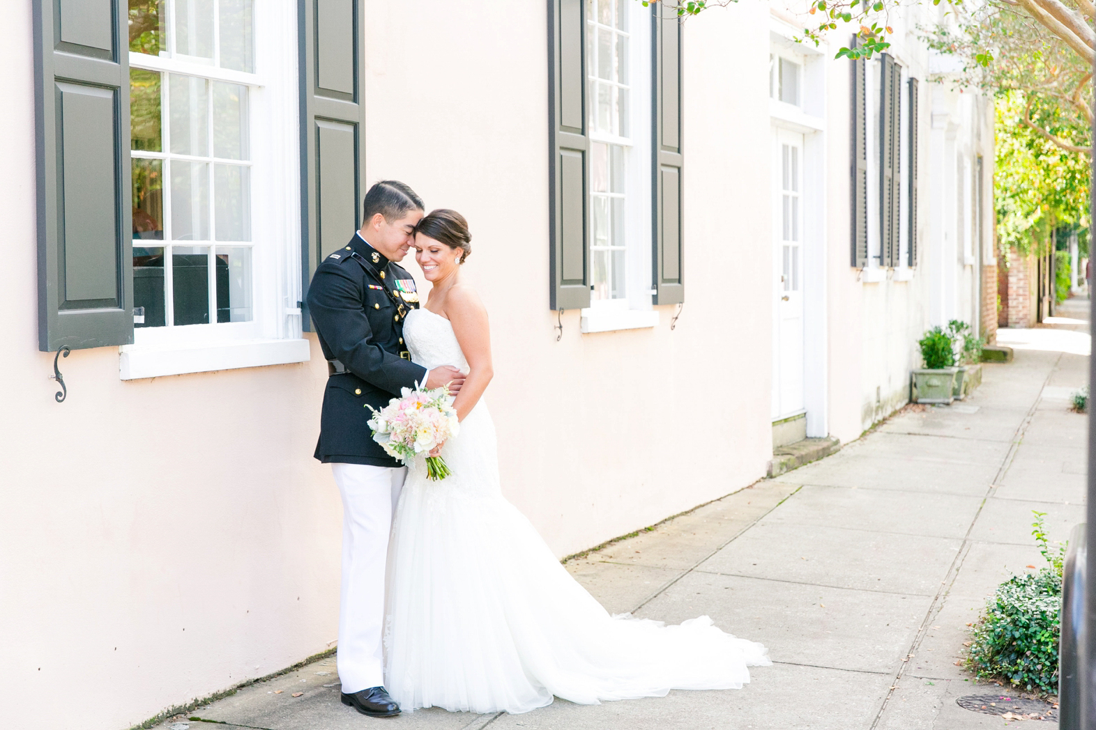 Tanya + Edward // Blush + Gold Charleston Wedding at the Creek Club