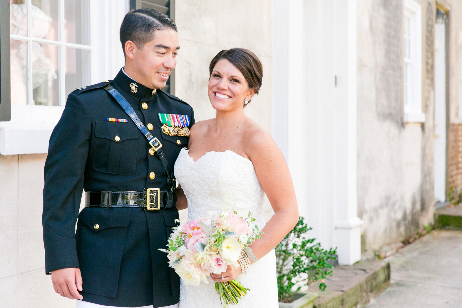 Tanya + Edward // Blush + Gold Charleston Wedding at the Creek Club