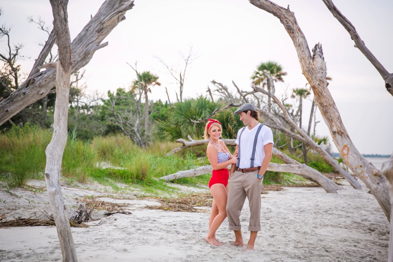 Lindsay Ty Fun 1950 S Inspired Engagement Session At