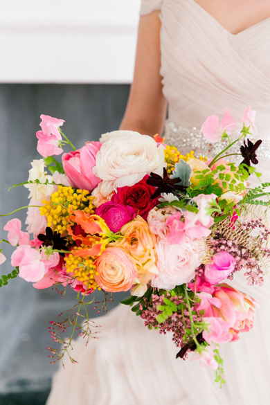 Eliza + Ben // Colorful Garden-Inspired Gadsden House Wedding in ...