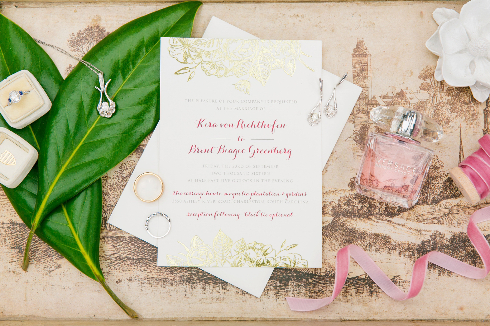 romantic-burgundy-gold-magnolia-plantation-wedding_0019