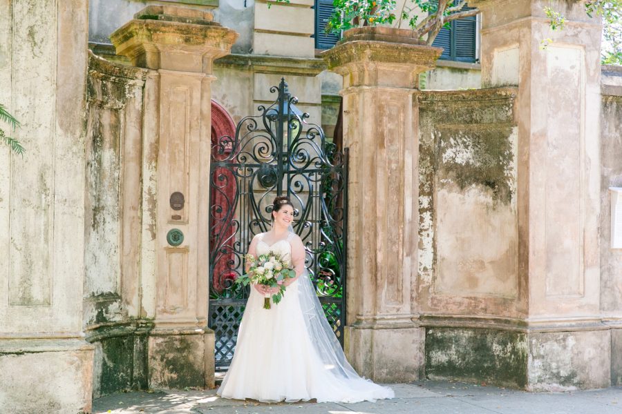 Timeless Downtown Charleston Bridal Portraits // Casey