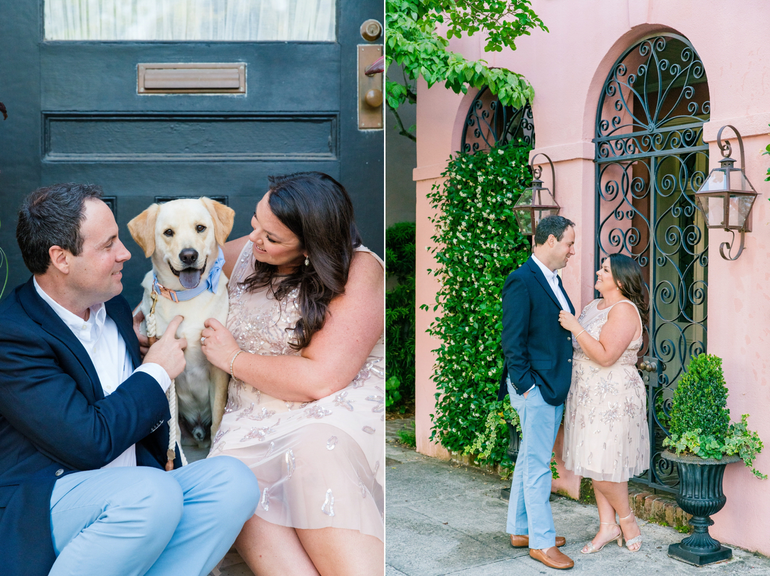 Downtown Charleston Engagement Session a