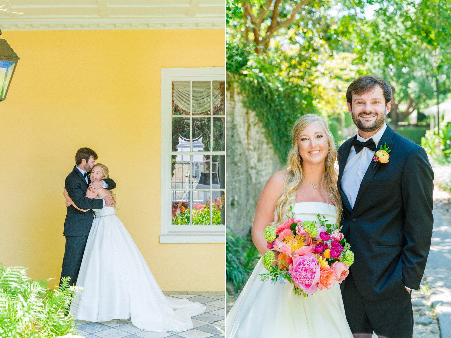 Colorful Summer Wedding William Aiken House Charleston SC