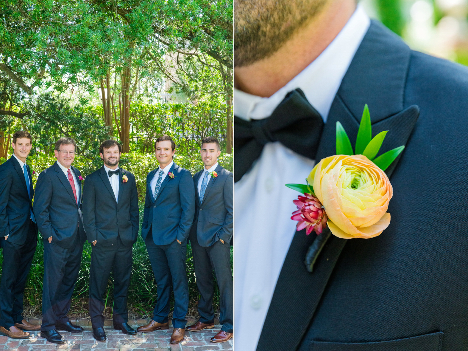 Colorful Summer Wedding William Aiken House Charleston SC