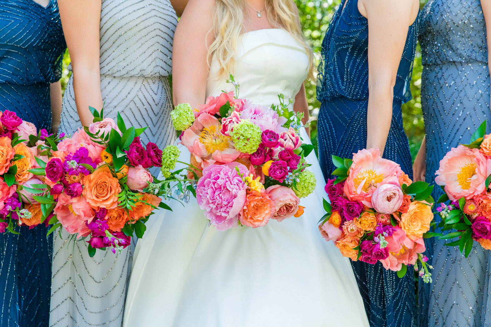 Colorful Summer Wedding William Aiken House Charleston SC