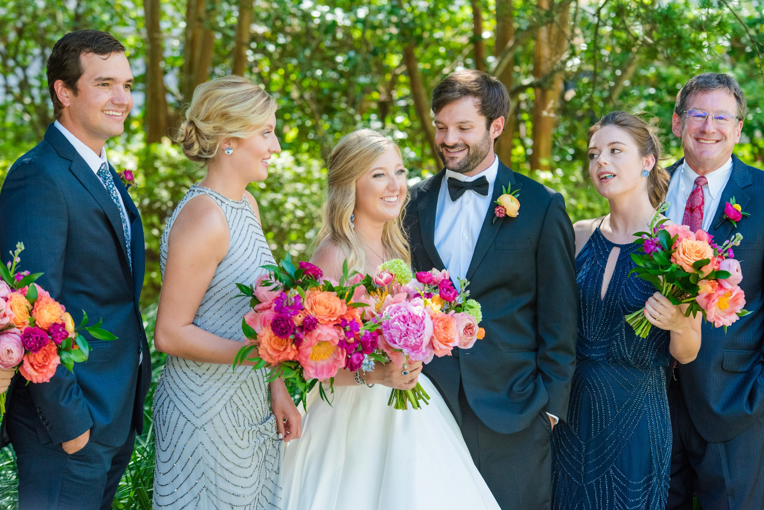 Colorful Summer Wedding William Aiken House Charleston SC