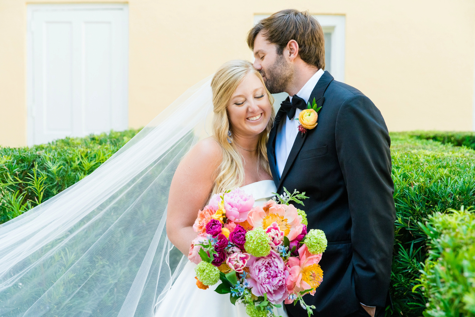 Colorful Summer Wedding William Aiken House Charleston SC