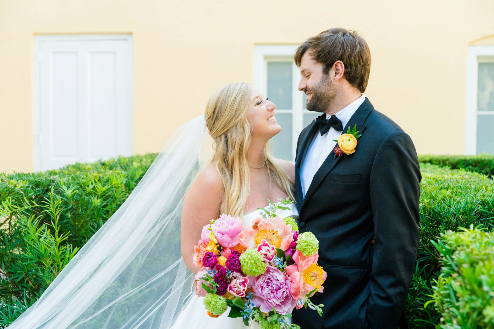 Colorful Summer Wedding William Aiken House Charleston SC