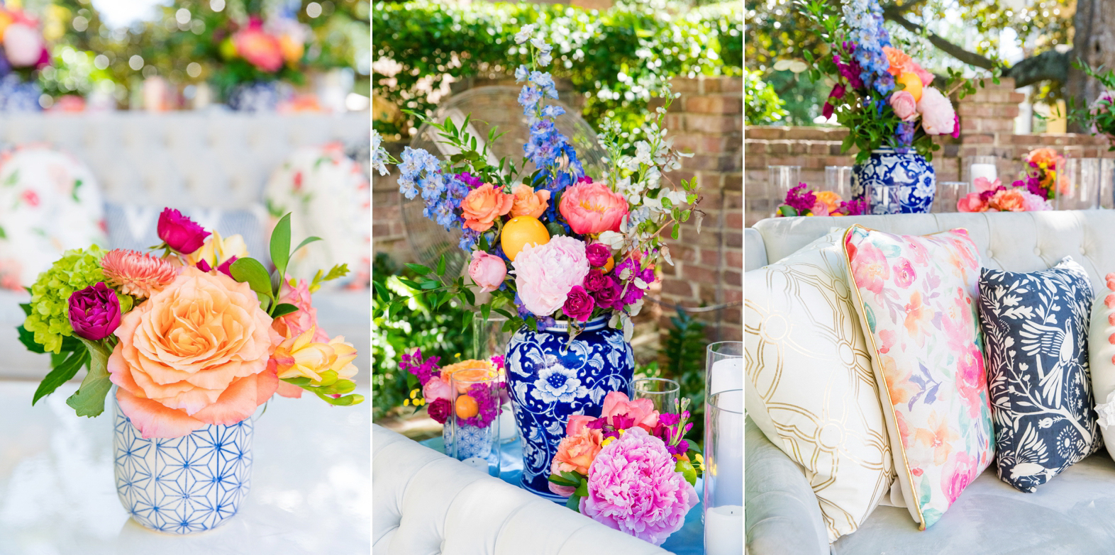 Colorful Summer Wedding William Aiken House Charleston SC