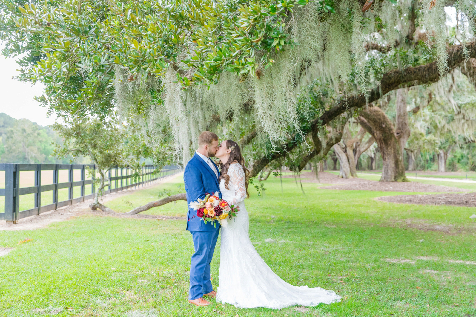Bohemian Inspired Fall Wedding Boone Hall Charleston Wedding
