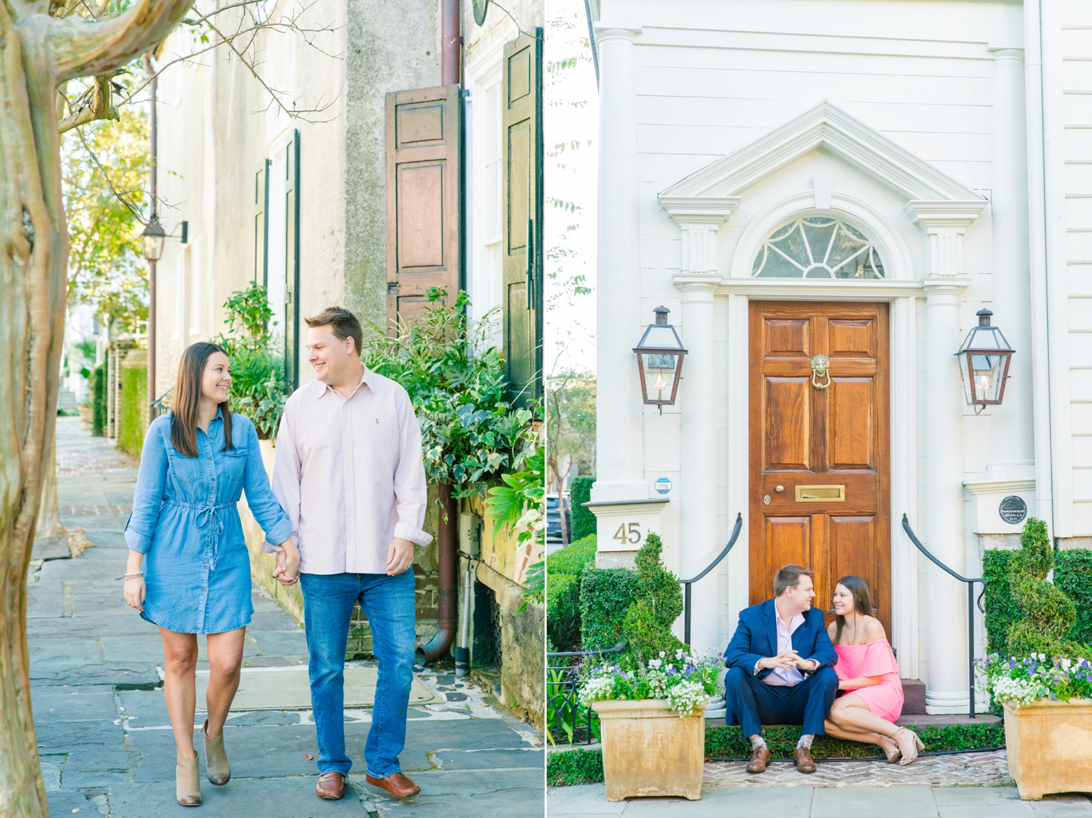 Downtown Charleston Engagement Session
