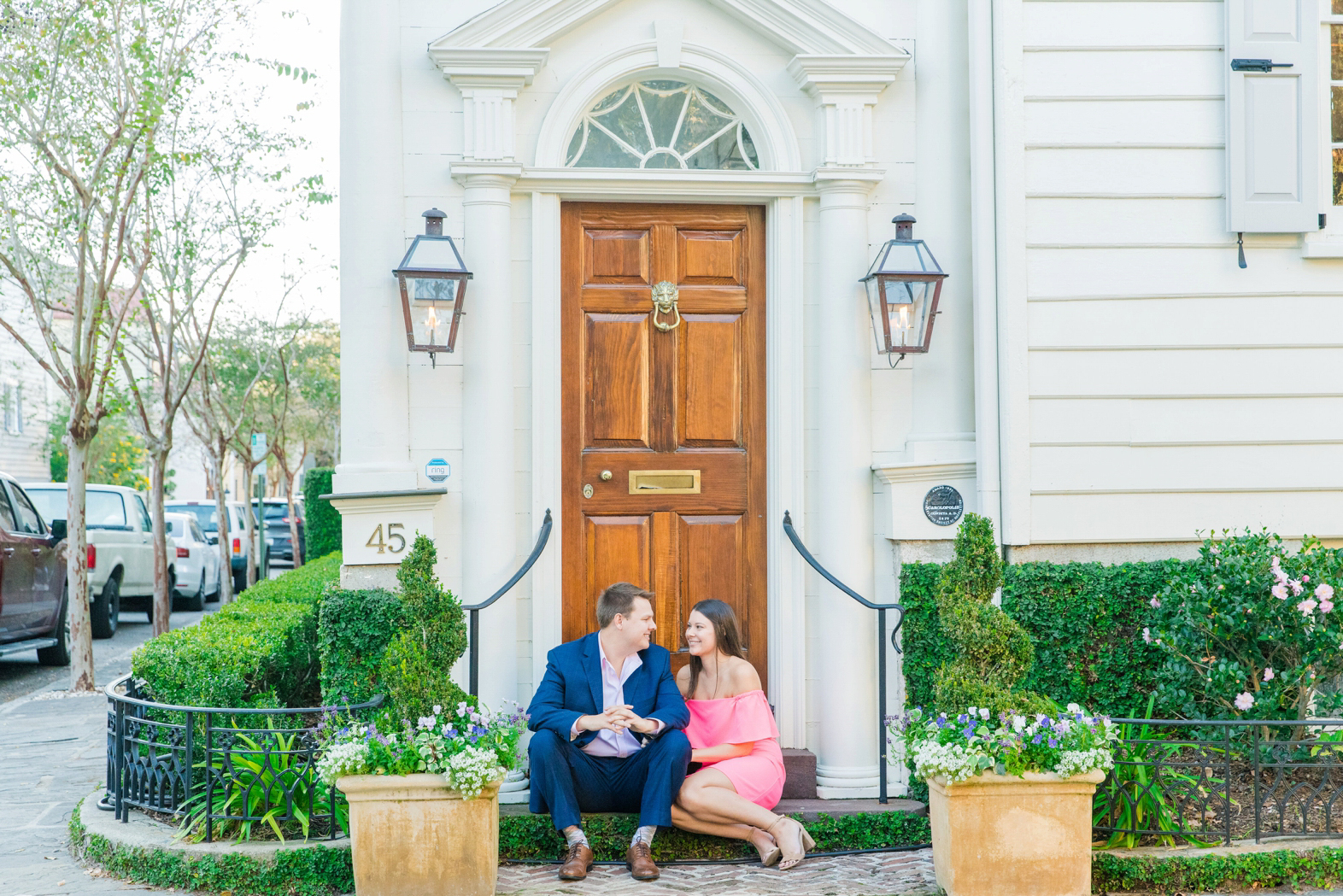 Downtown Charleston Engagement Session