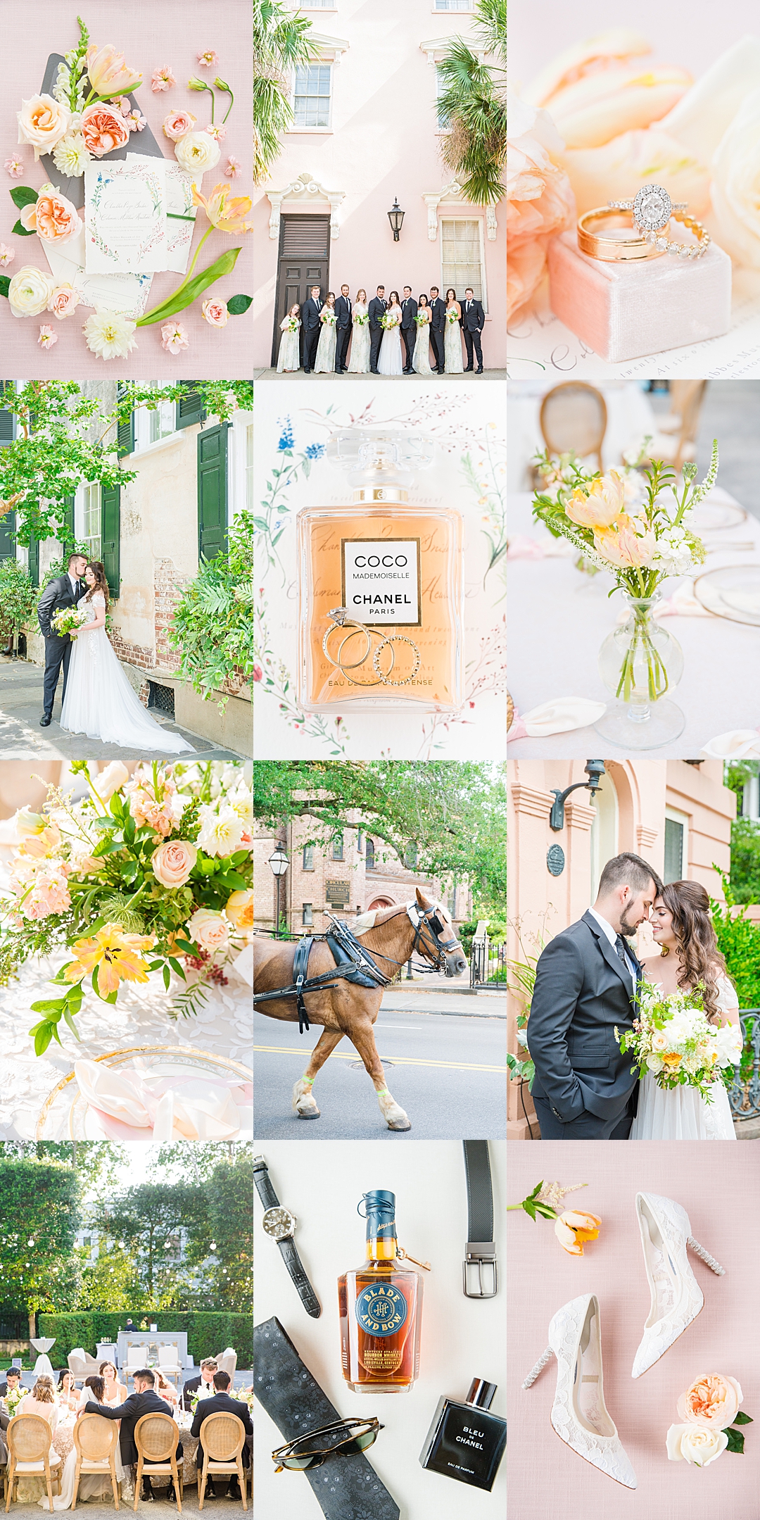 Pastel Spring Wedding at Gibbes Museum in Charleston by Dana Cubbage