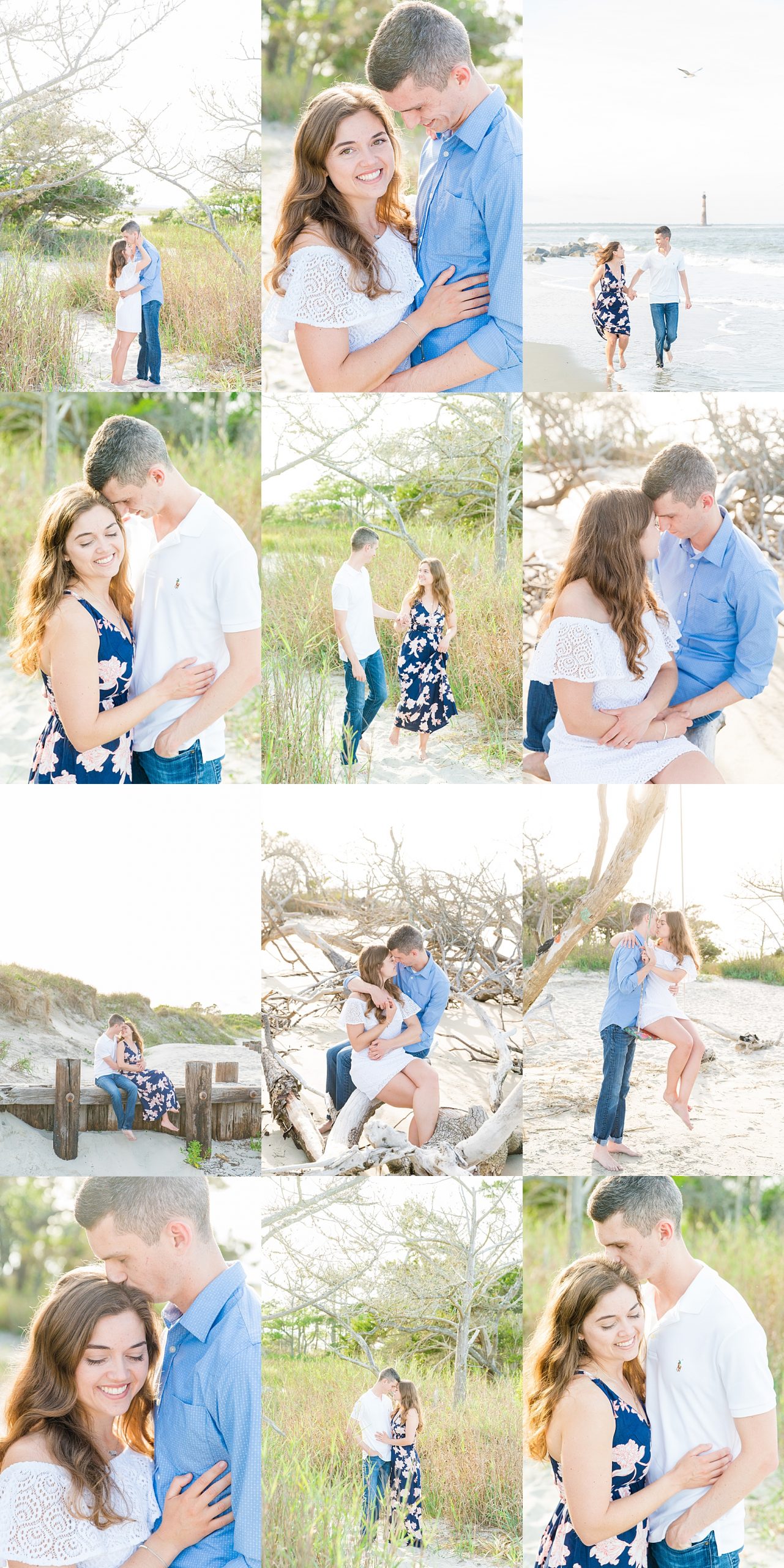 Folly Beach Engagement Session Dana Cubbage