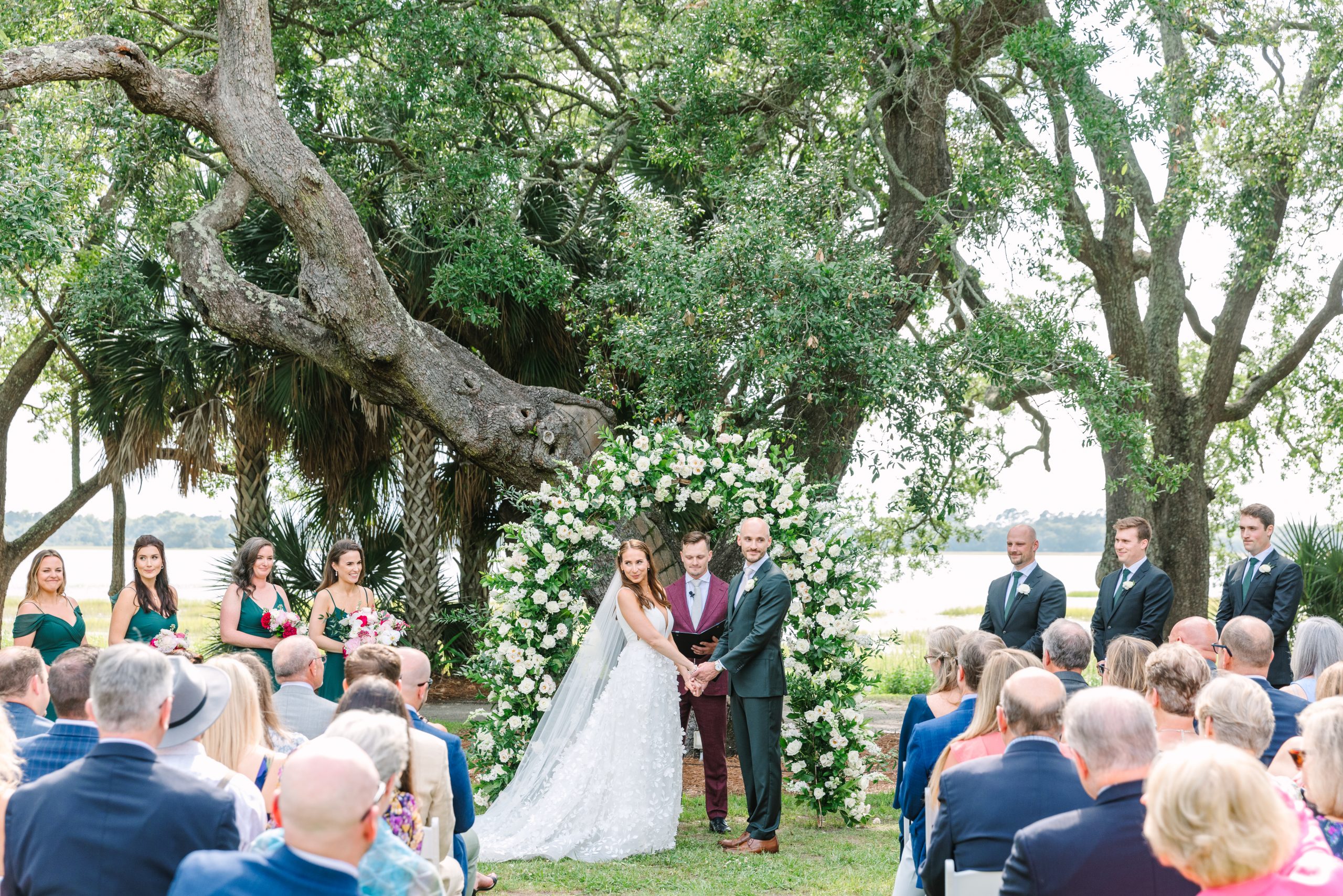 Colorful Spring Lowndes Grove Wedding Dana Cubbage