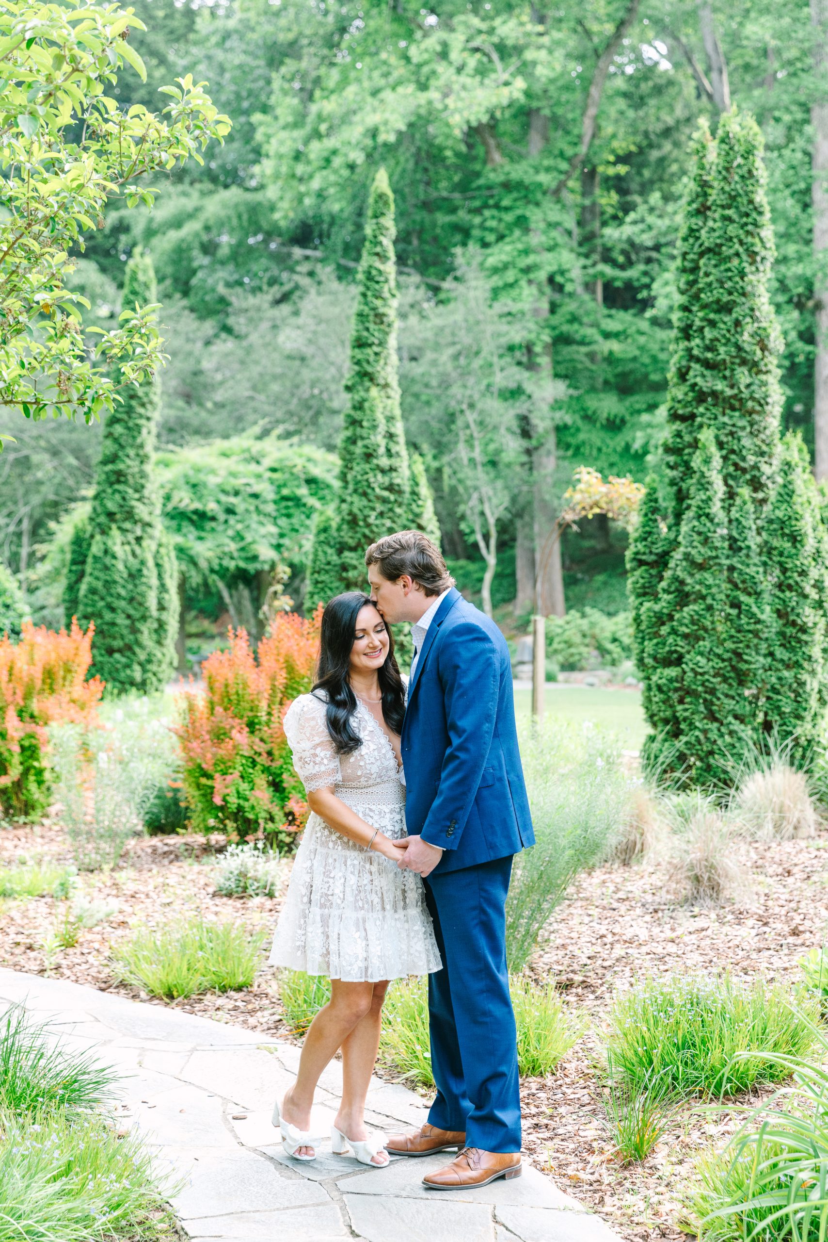 atlanta engagement session at cator woolford gardens