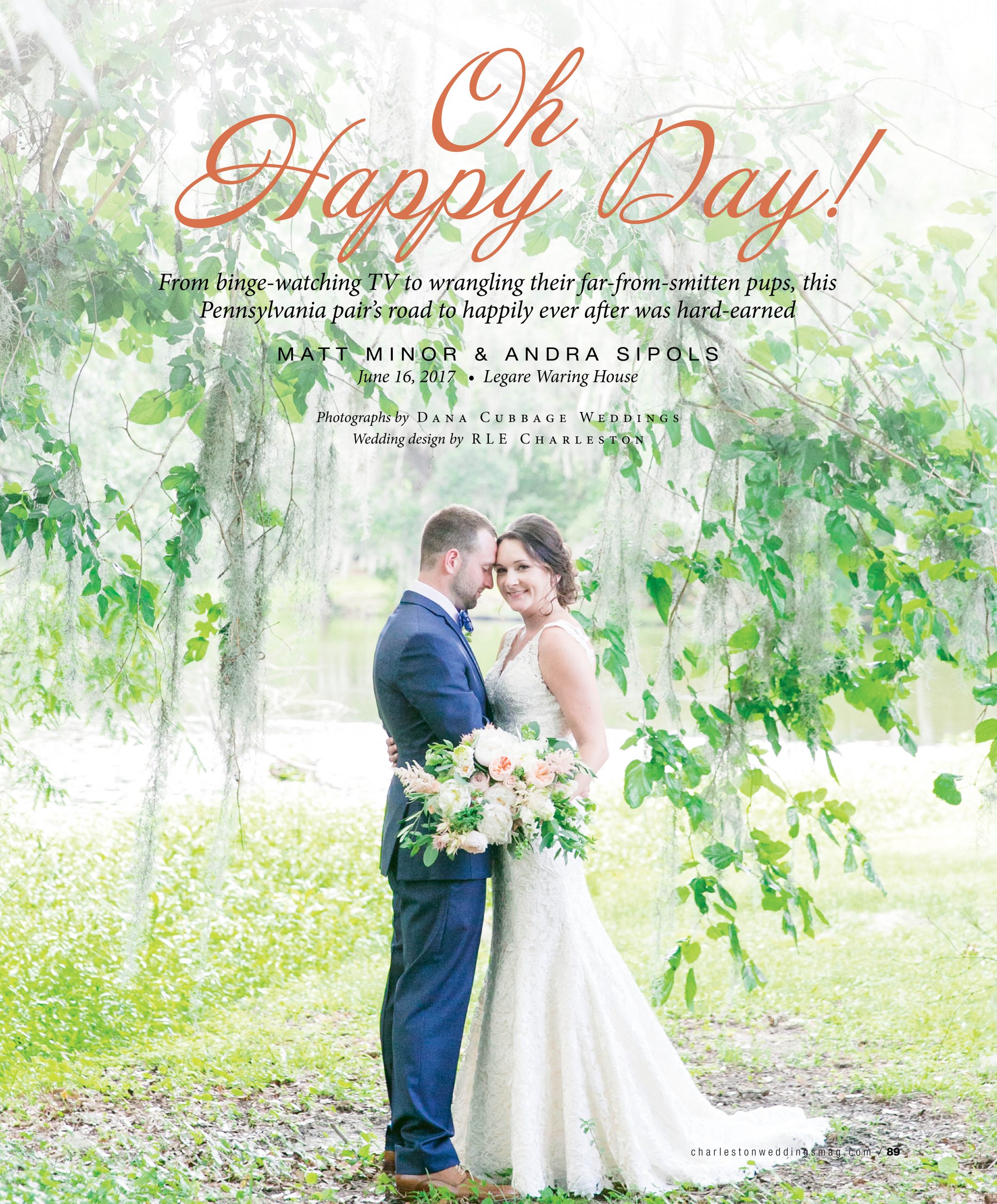 charleston weddings magazine legare waring house wedding dana cubbage
