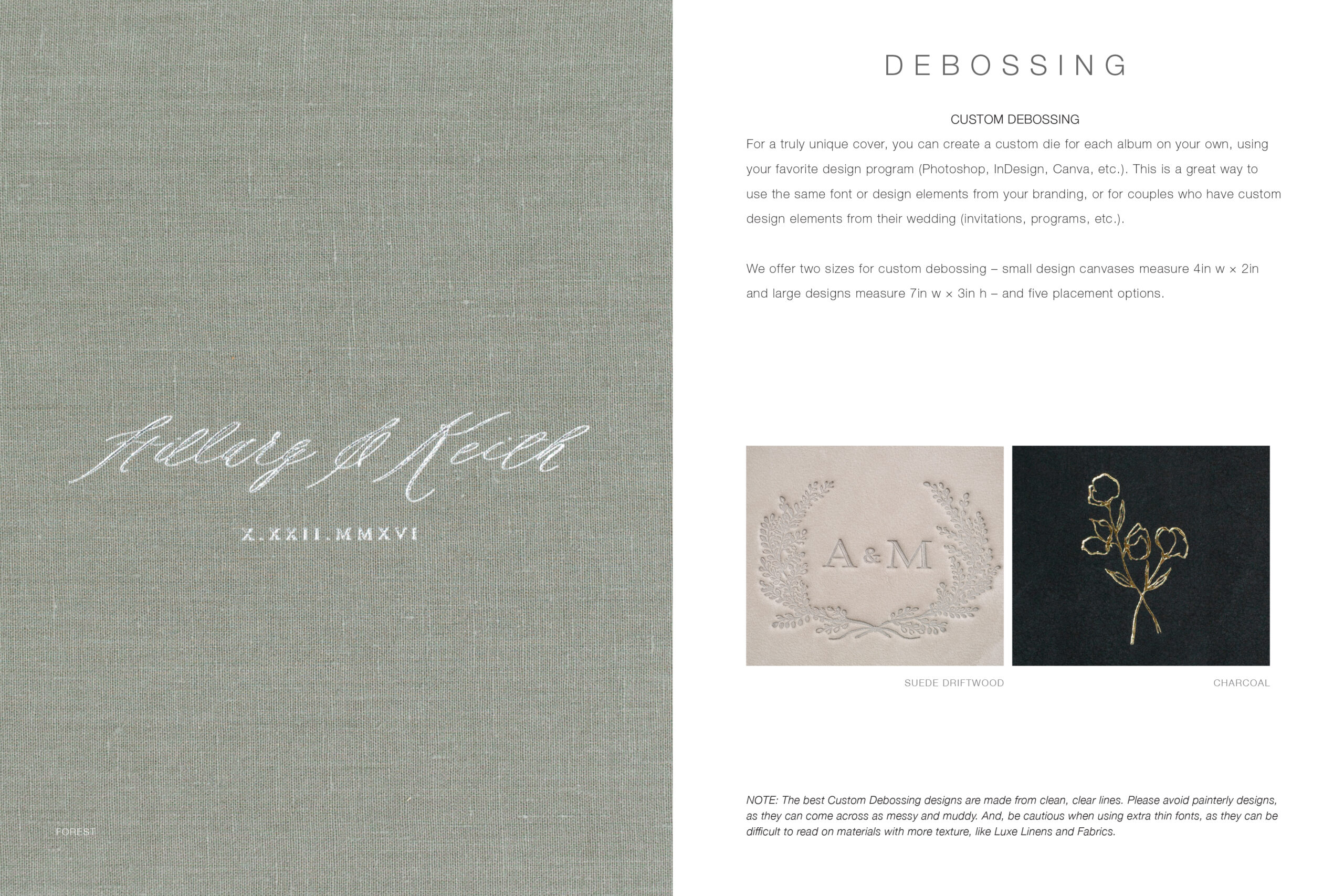 albumcustomdebossing