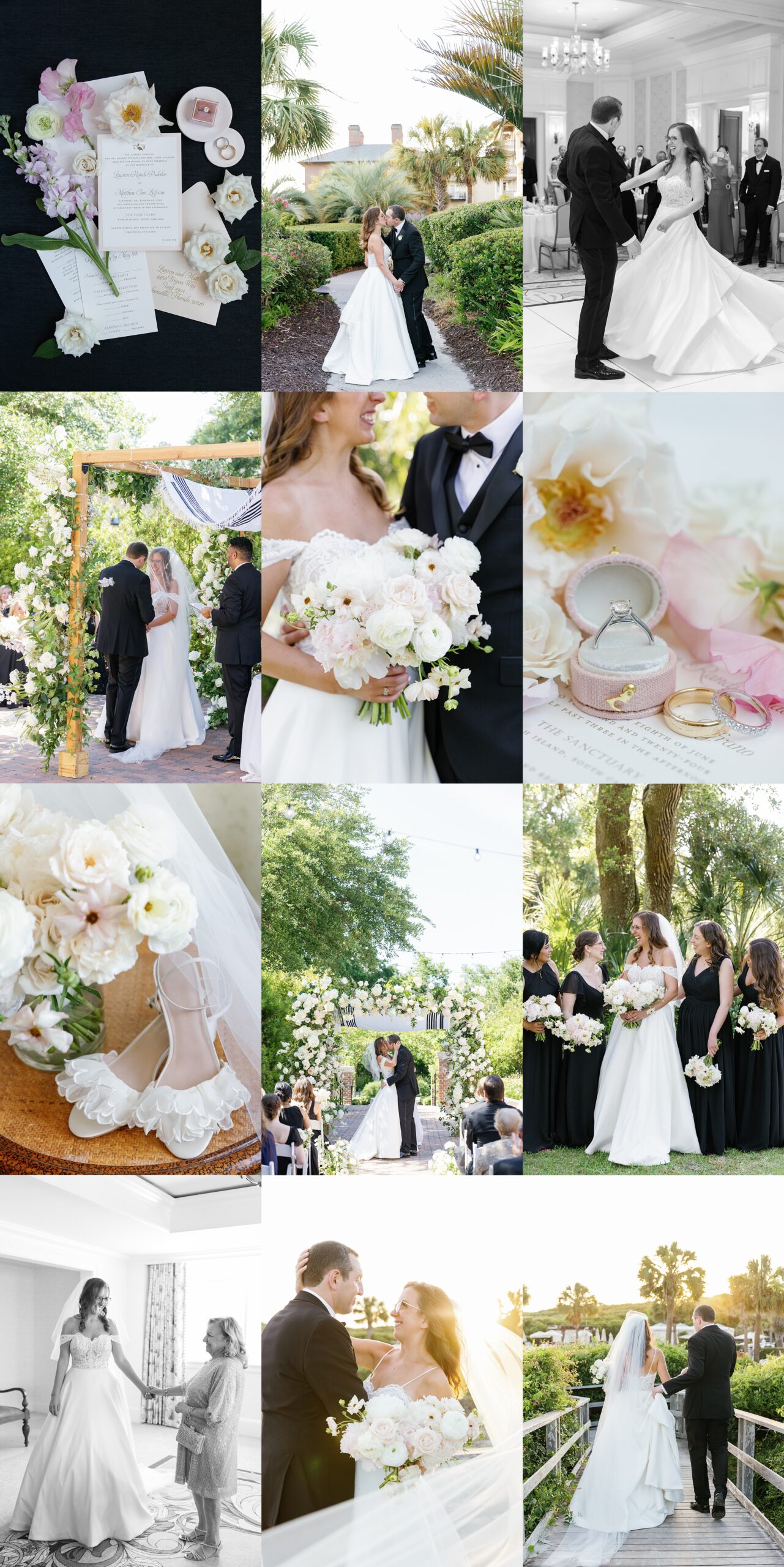 kiawah island wedding at the sanctuary