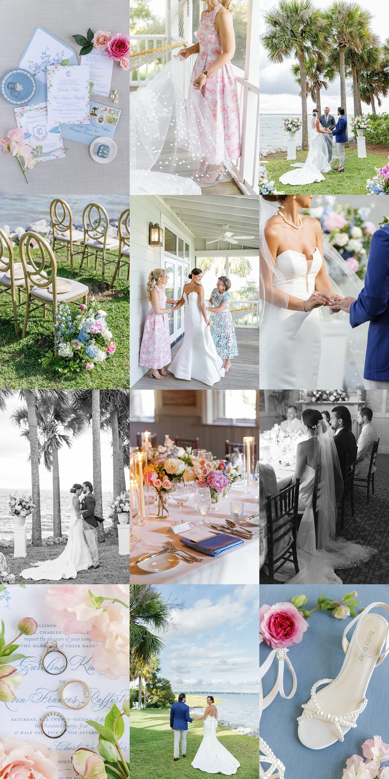 cottages at charleston harbor wedding