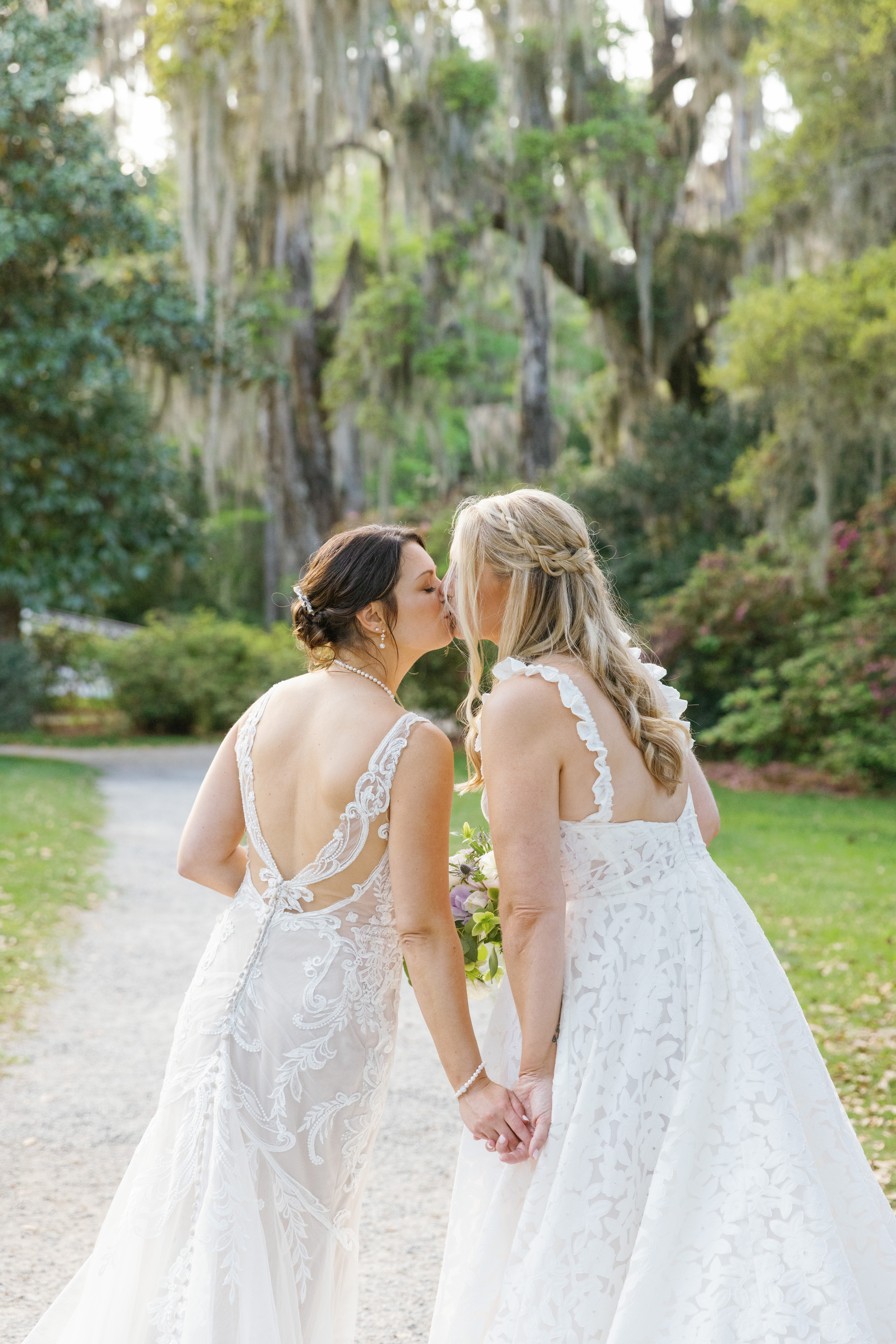 same sex wedding magnolia plantation charleston dana cubbage