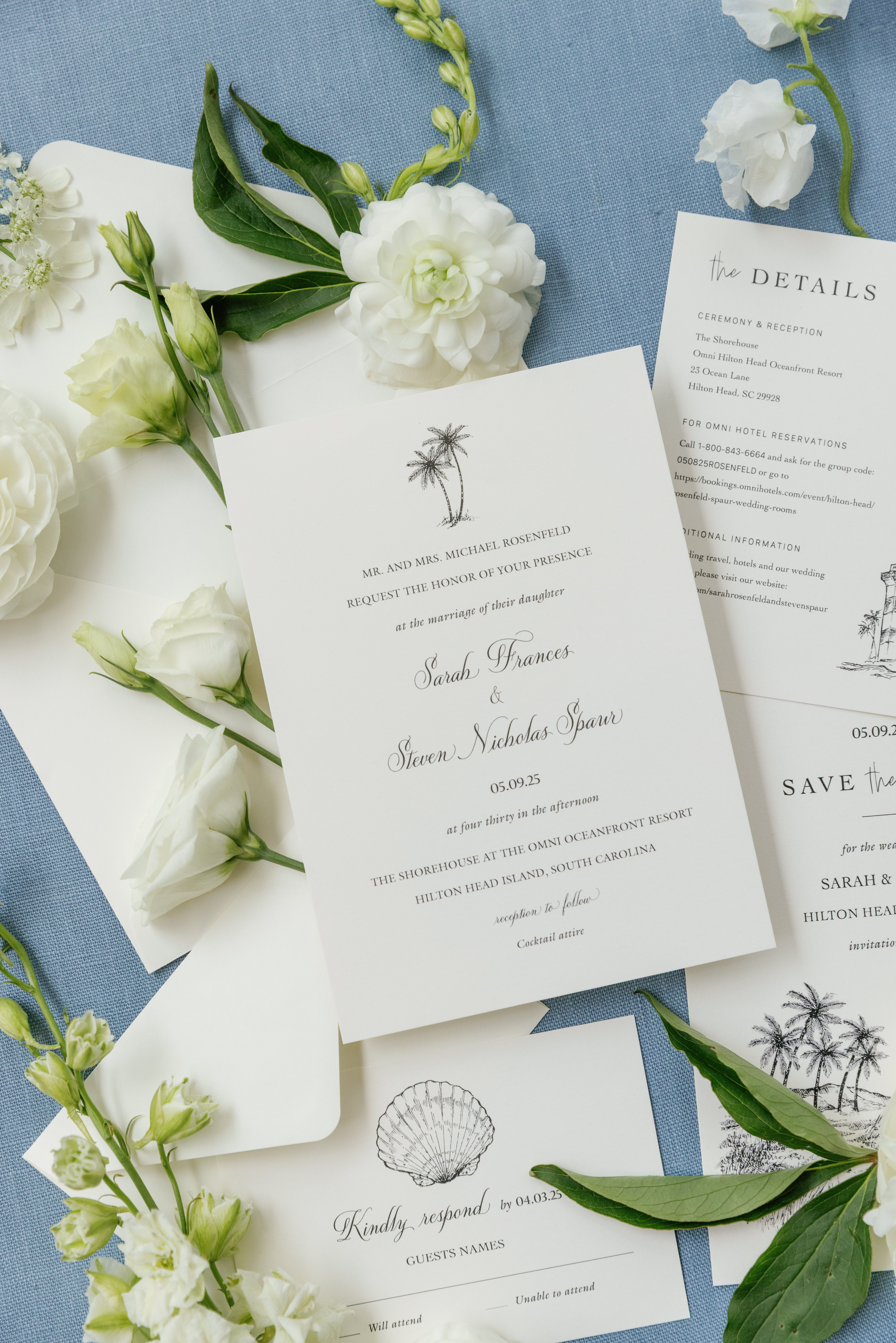 coastal wedding at the omni hilton head